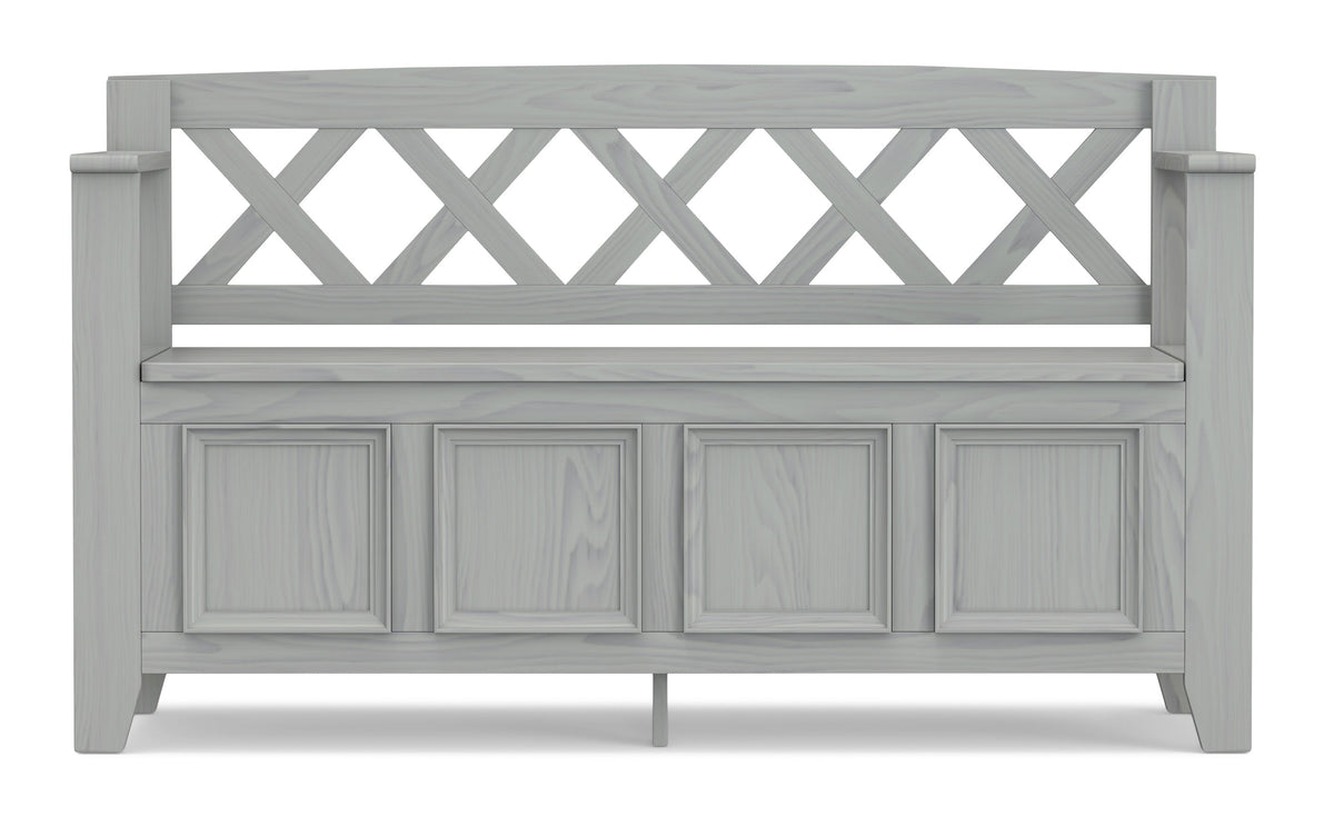 Fog Grey | Amherst Entryway Bench