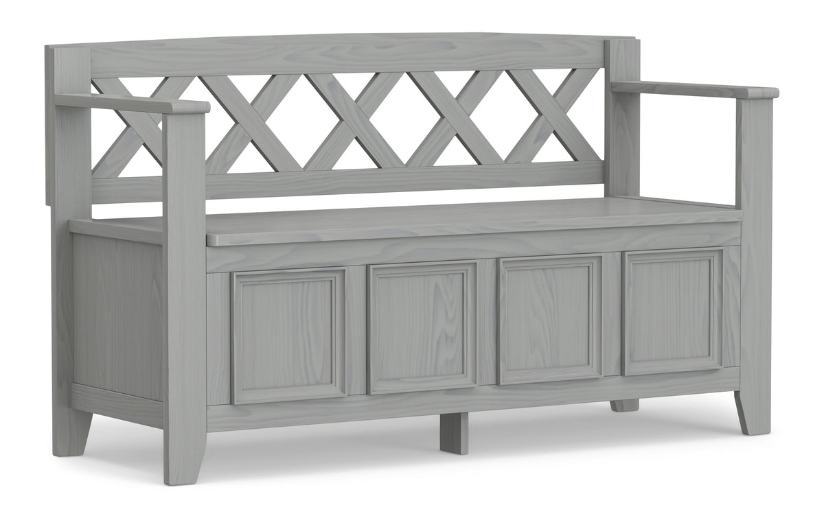Fog Grey | Amherst Entryway Bench