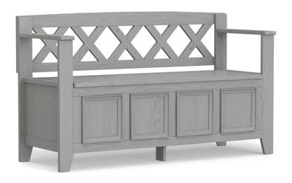 Fog Grey | Amherst Entryway Bench