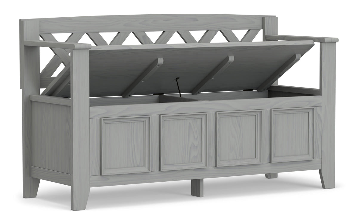 Fog Grey | Amherst Entryway Bench