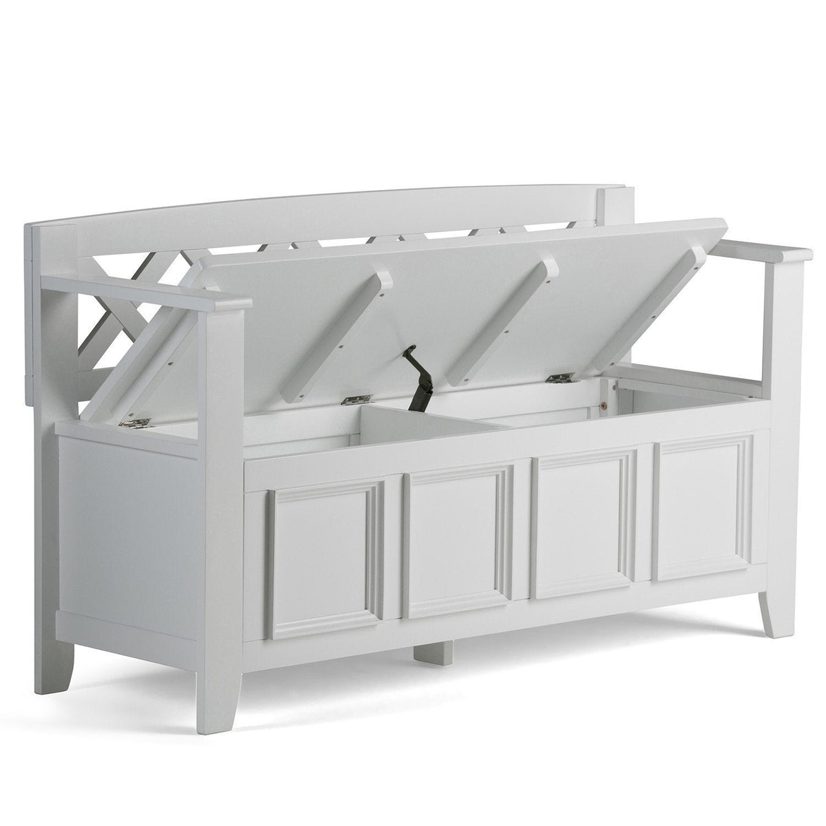 White | Amherst Entryway Bench