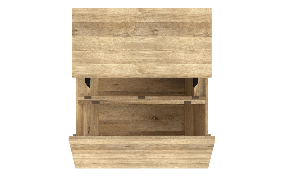 Refined Natural | Abba 36 inch Square Lift Top Coffee Table