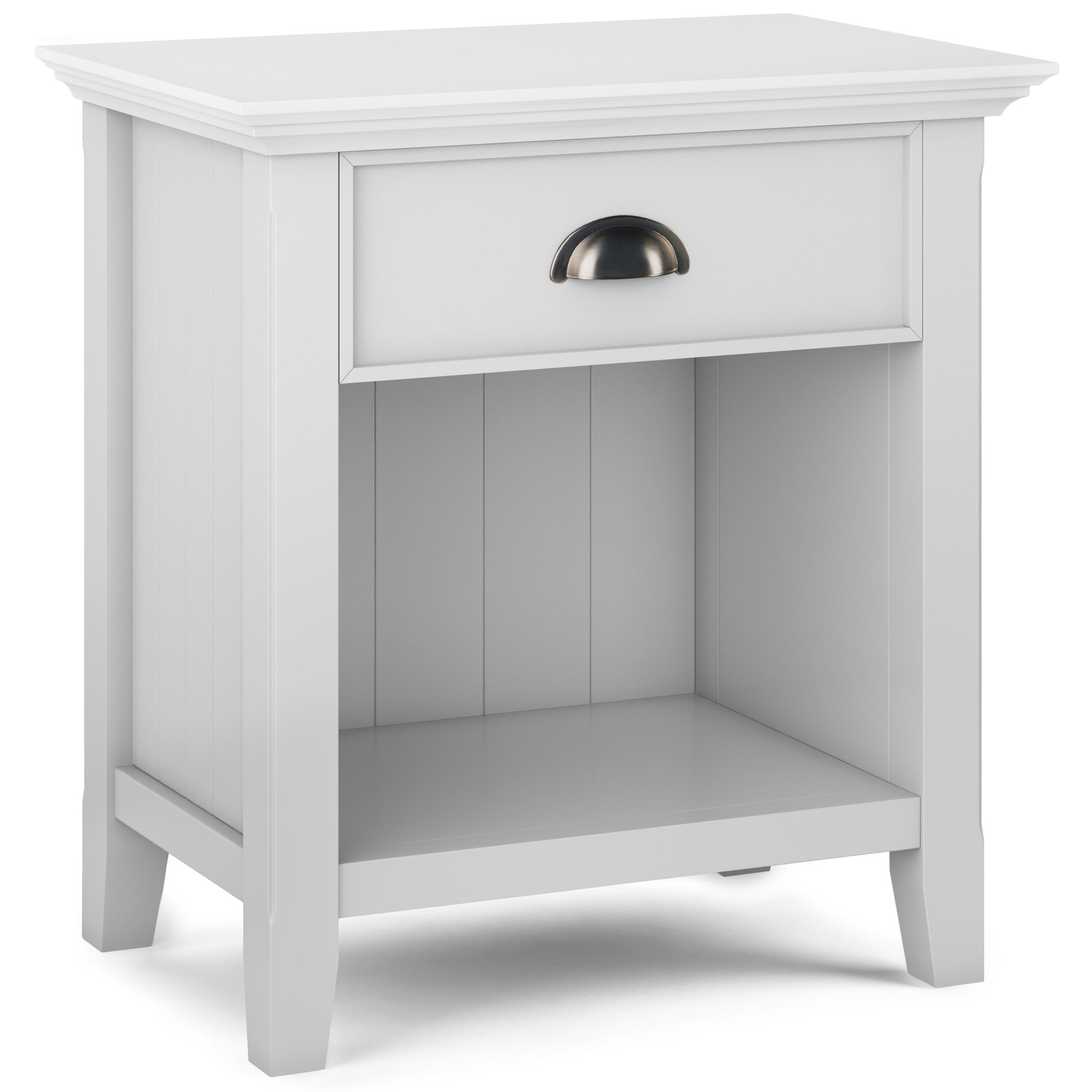 White | Acadian Bedside Table