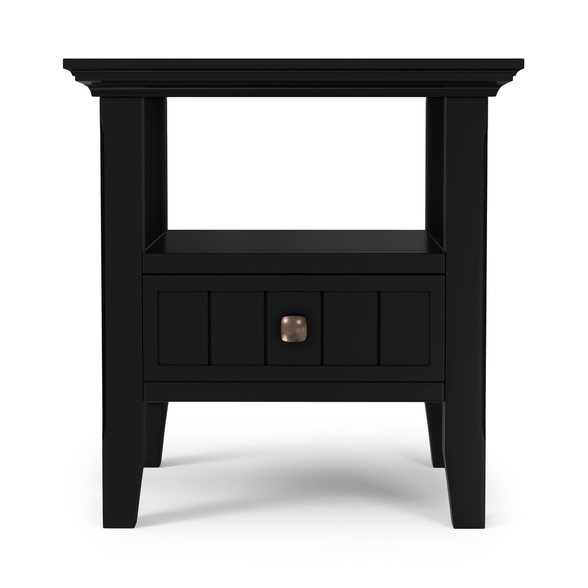 Black | Acadian End Table with Drawer