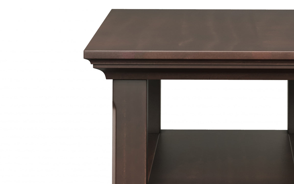 Brunette Brown | Acadian Narrow Side Table with Drawer