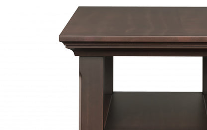Brunette Brown | Acadian Narrow Side Table with Drawer