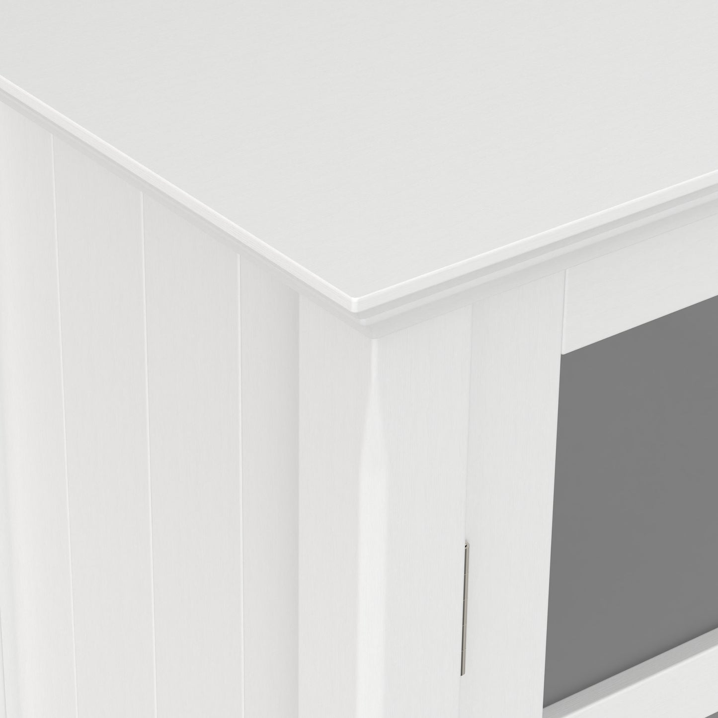 White | Acadian Medium Storage Cabinet