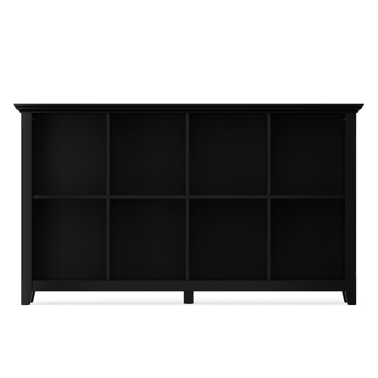 Black | Acadian 8 Cube Storage Sofa Table