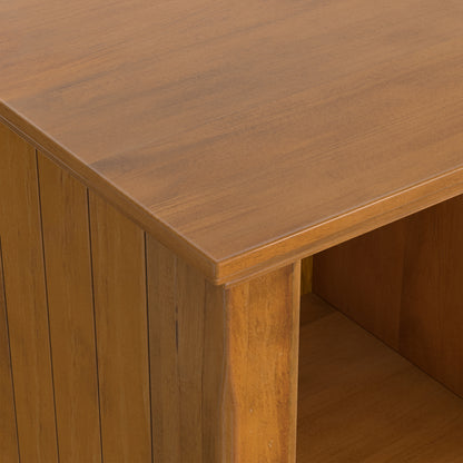 Light Golden Brown | Acadian 8 Cube Storage Sofa Table