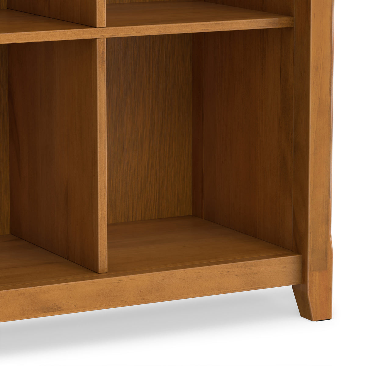 Light Golden Brown | Acadian 8 Cube Storage Sofa Table