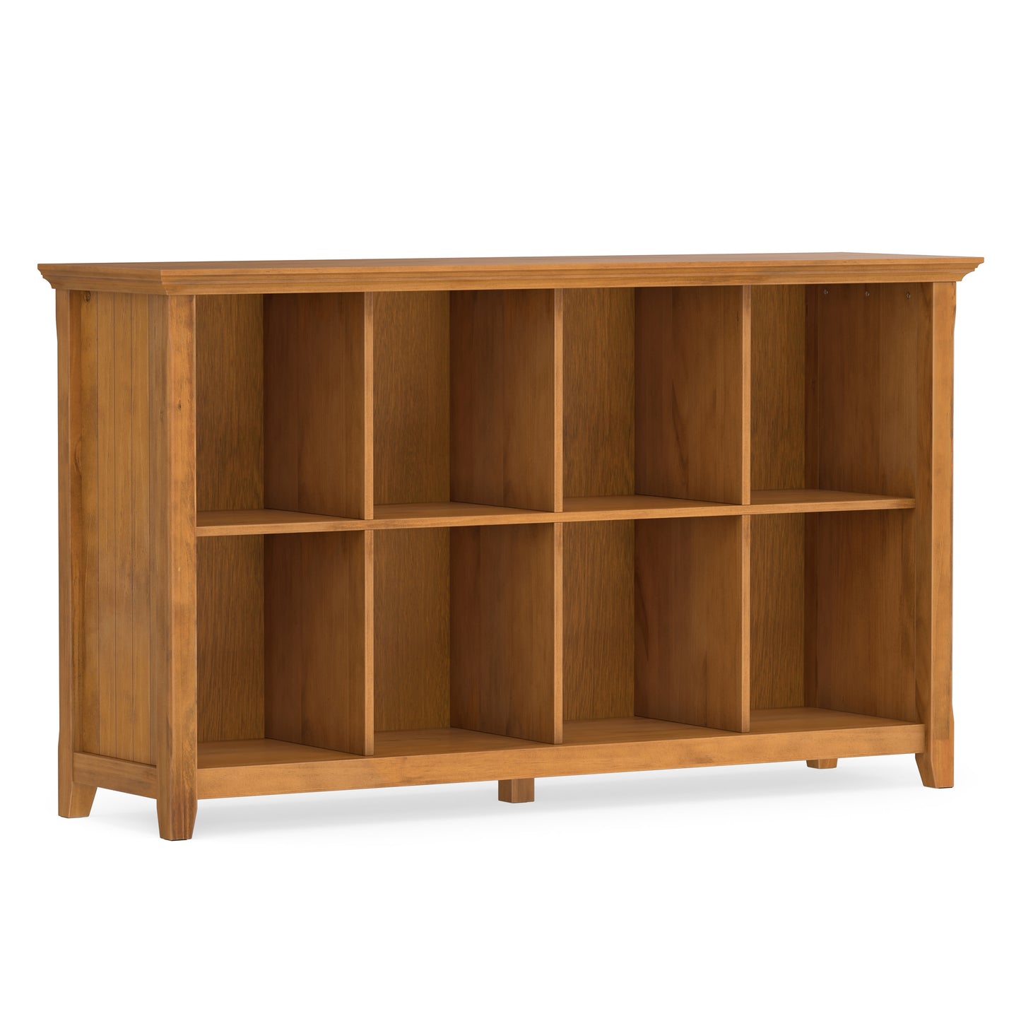 Light Golden Brown | Acadian 8 Cube Storage Sofa Table