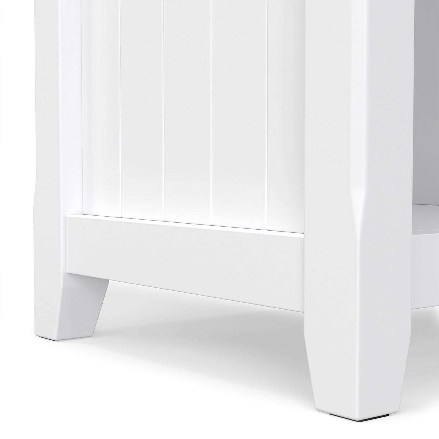 White | Acadian 8 Cube Storage Sofa Table