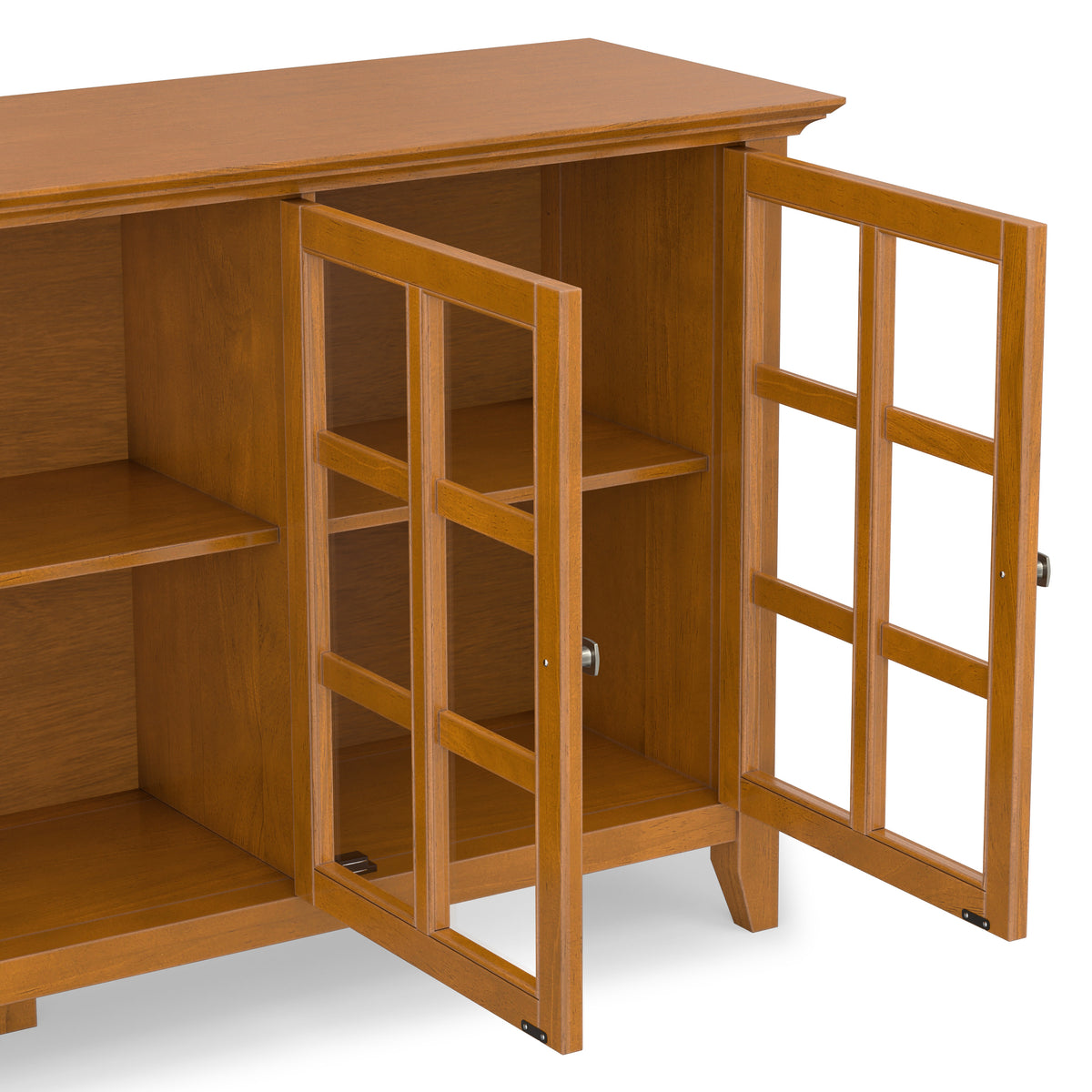 Light Golden Brown| Acadian Wide Storage Cabinet