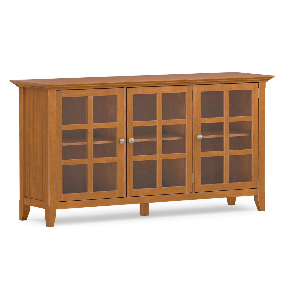 Light Golden Brown| Acadian Wide Storage Cabinet
