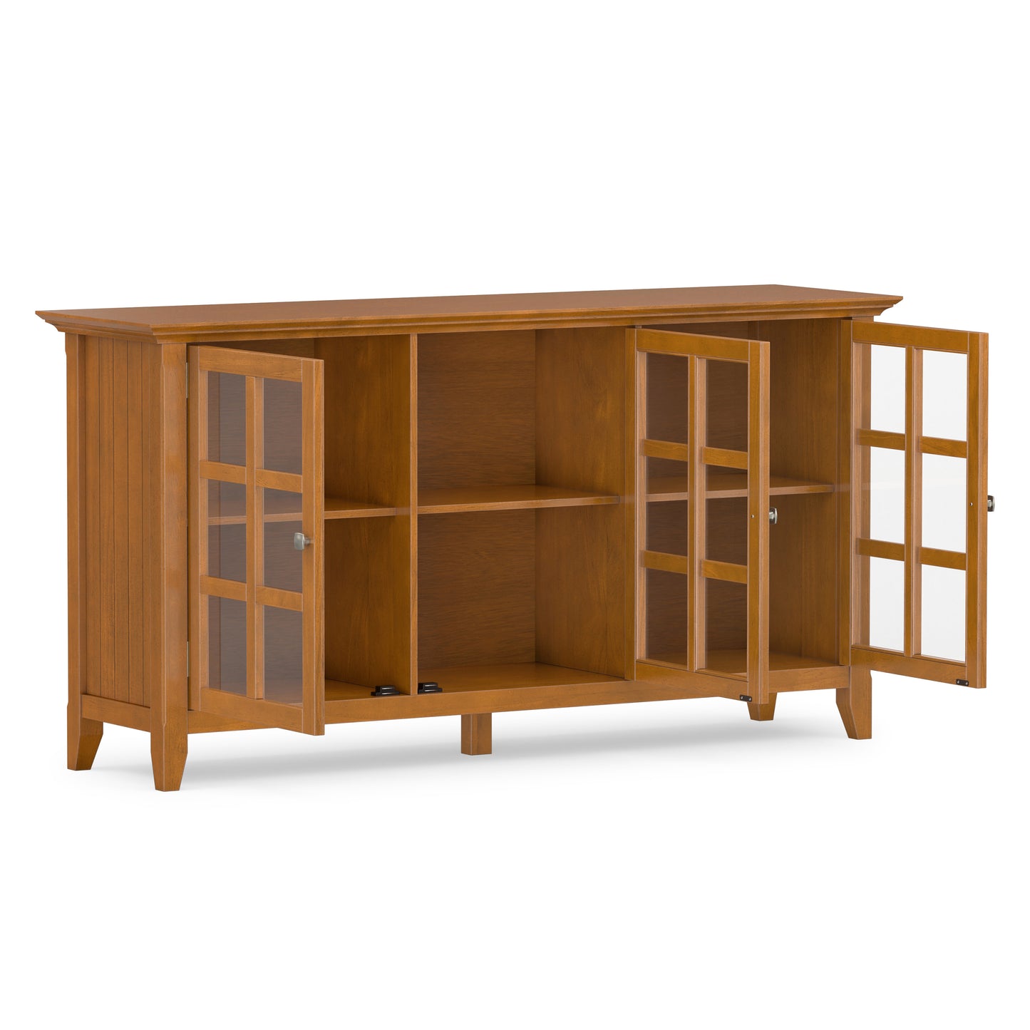 Light Golden Brown| Acadian Wide Storage Cabinet