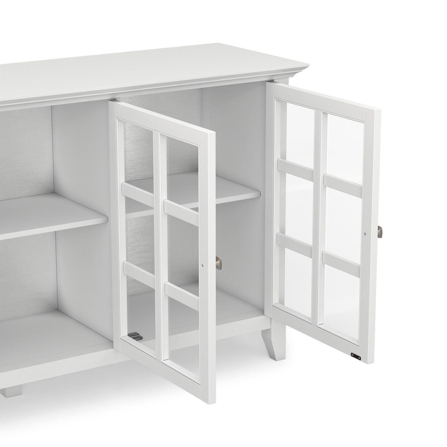 White| Acadian Wide Storage Cabinet