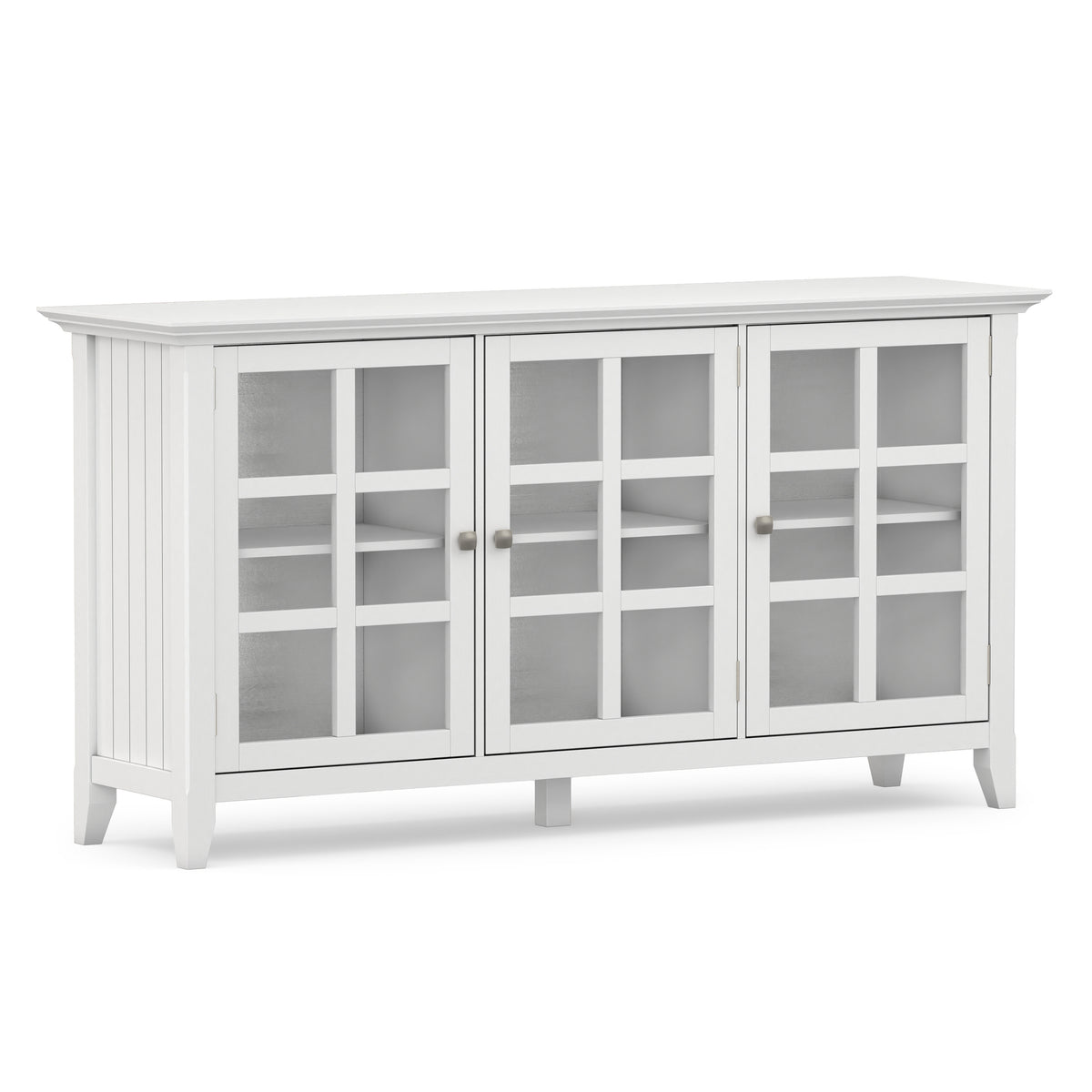 White| Acadian Wide Storage Cabinet