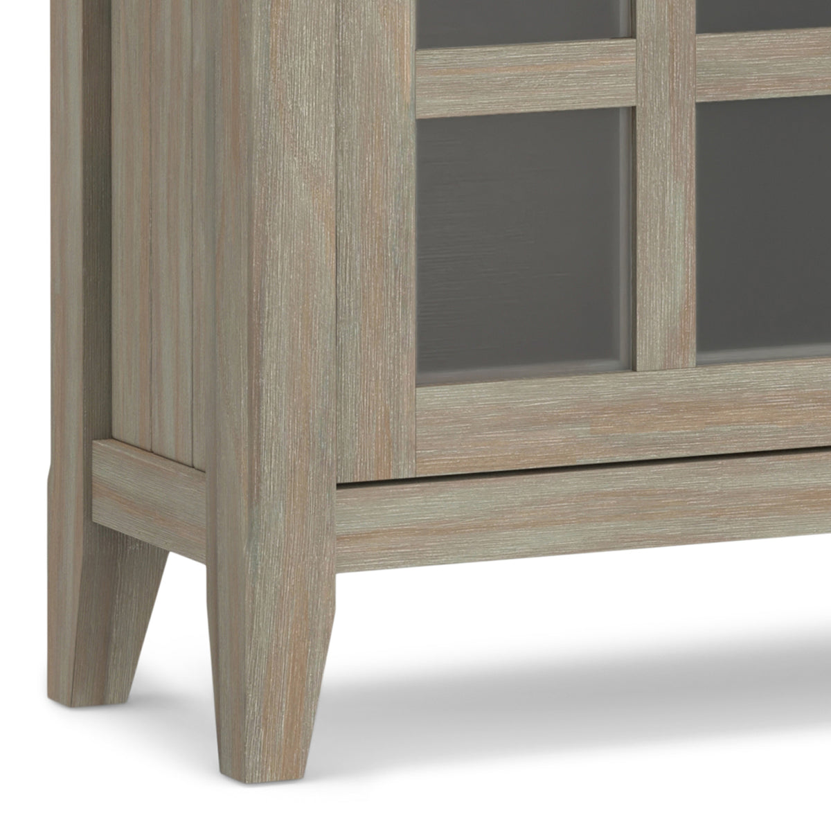 Distressed Grey | Acadian Entryway Storage Cabinet