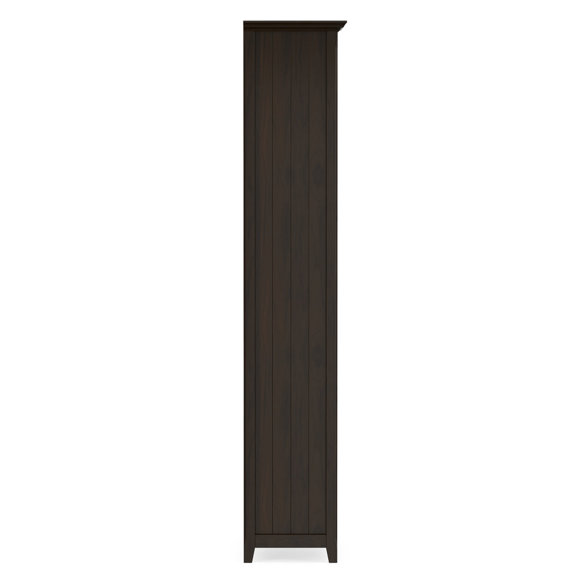 Brunette Brown | Acadian 5 Shelf Bookcase