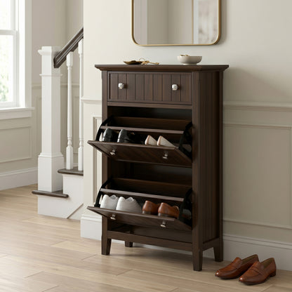 Acadian Entryway Shoe Storage Cabinet