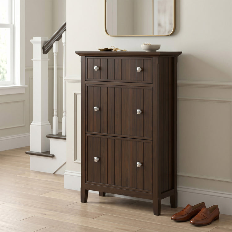 Acadian Entryway Shoe Storage Cabinet