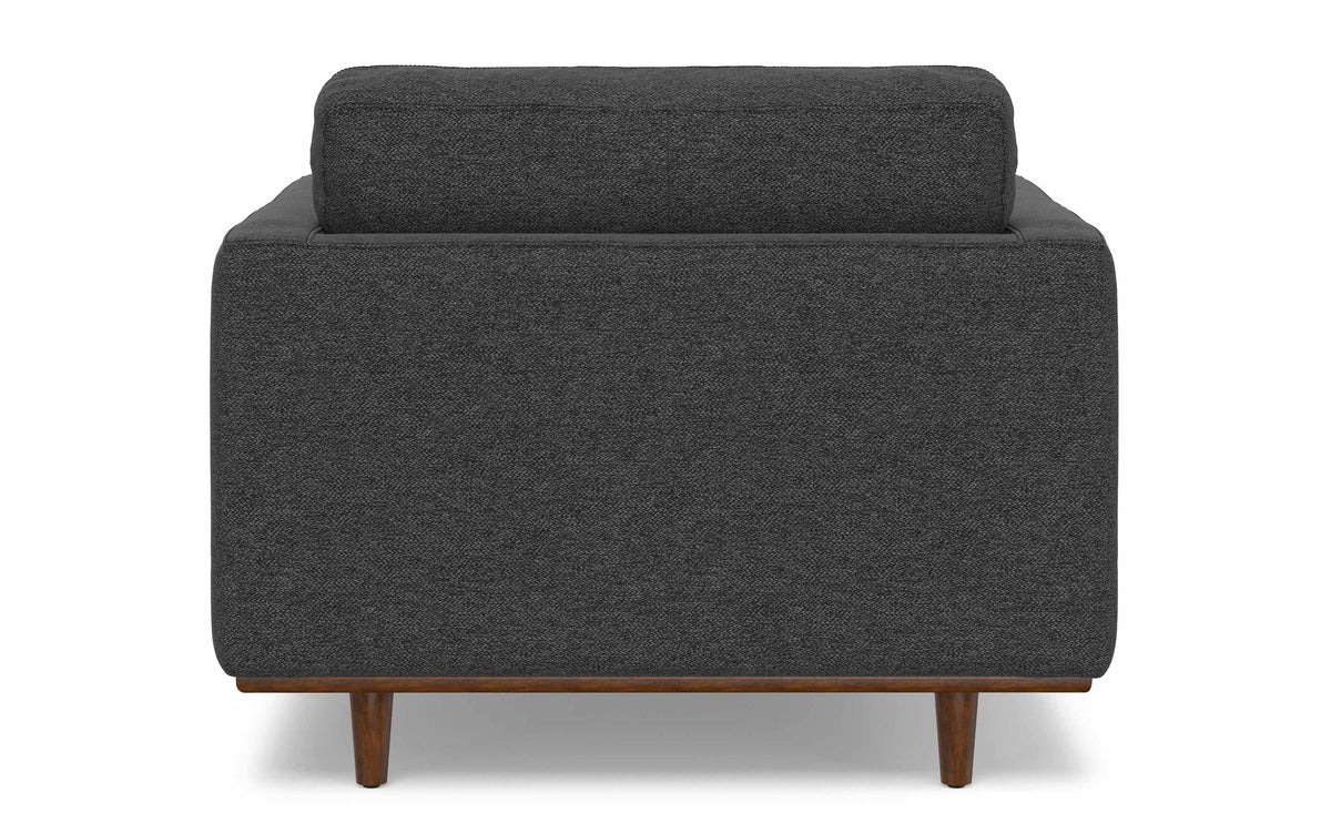 Charcoal Grey Performance Fabric | Morrison Arm Chair in Performance Fabric