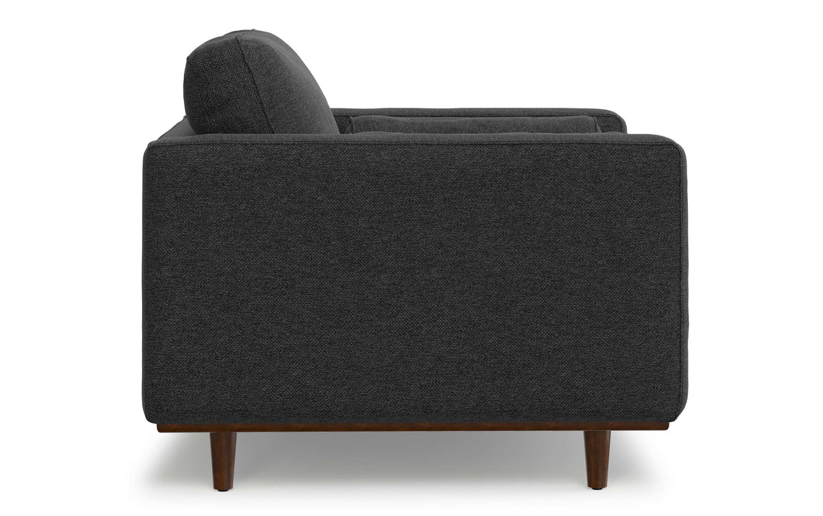 Charcoal Grey Performance Fabric | Morrison Arm Chair in Performance Fabric