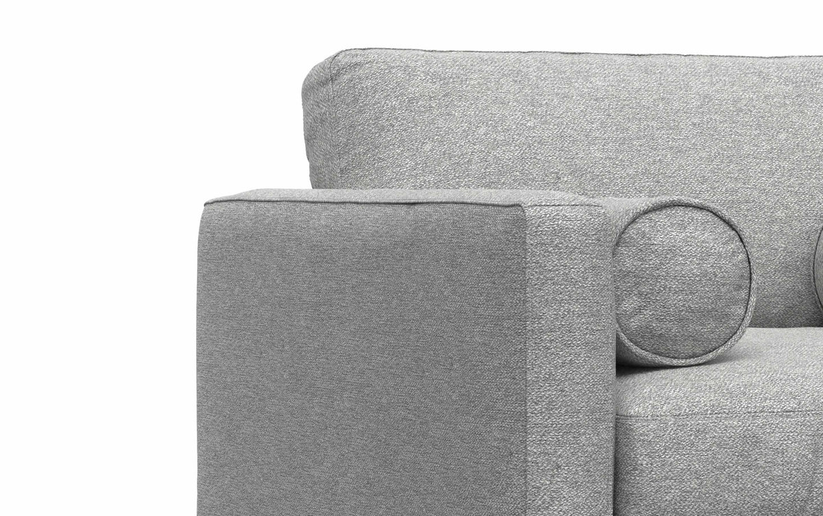 Mist Grey Performance Fabric | Morrison Arm Chair in Performance Fabric