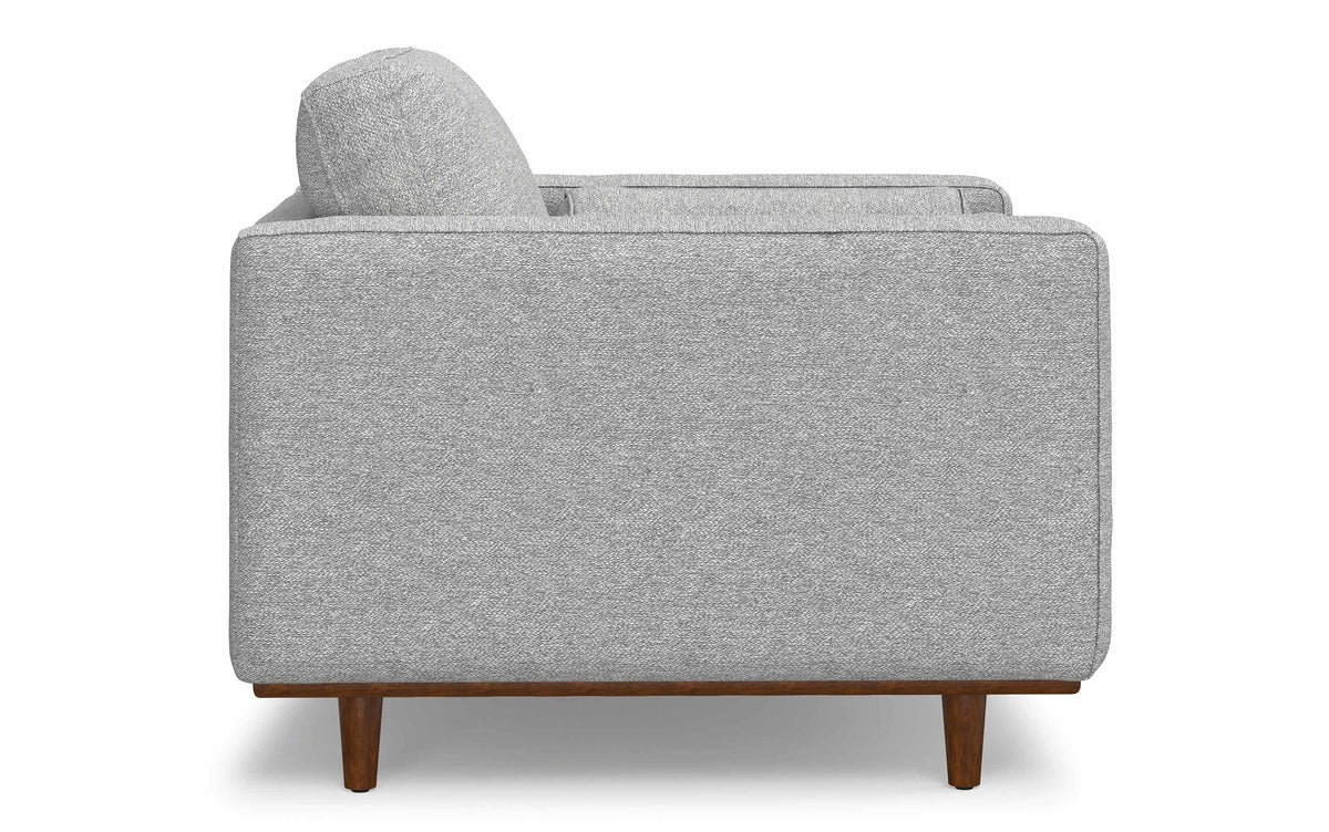 Mist Grey Performance Fabric | Morrison Arm Chair in Performance Fabric