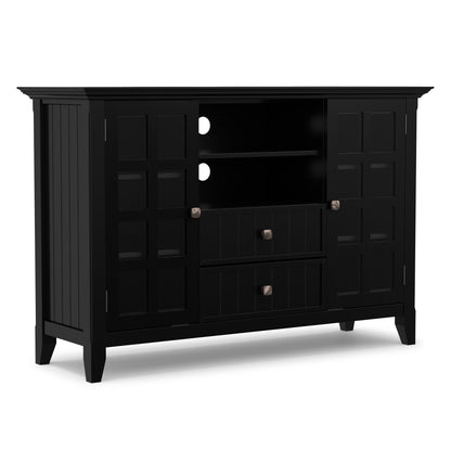 Black | Acadian Tall TV Media Stand