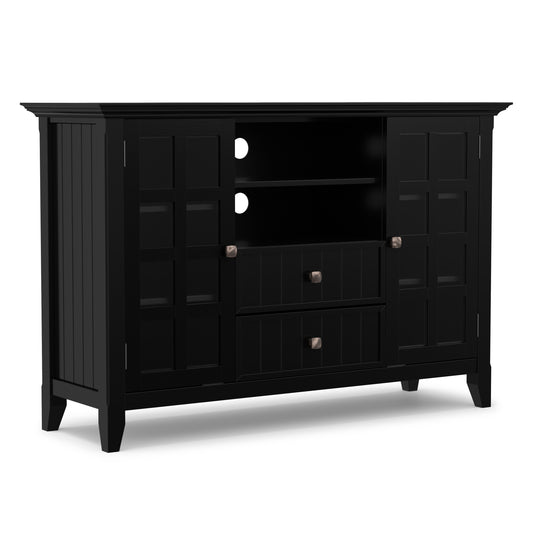 Black | Acadian Tall TV Media Stand