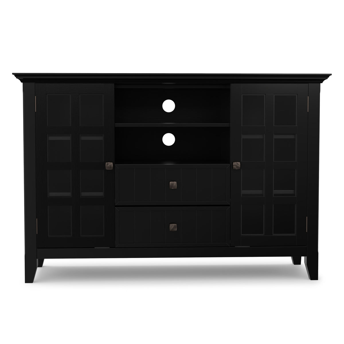 Black | Acadian Tall TV Media Stand