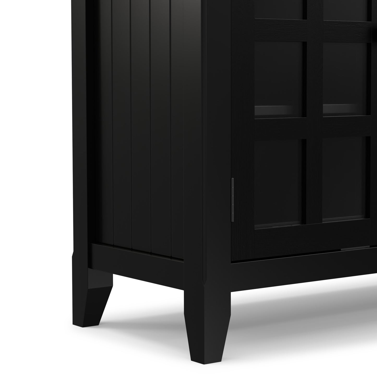 Black | Acadian Tall TV Media Stand