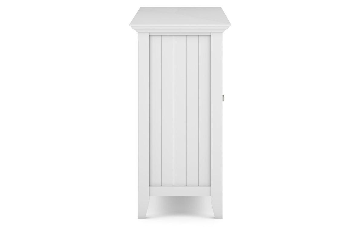 White | Acadian Tall TV Media Stand