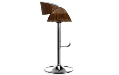 Light Denim Blue | Amery Adjustable Swivel Bar Stool