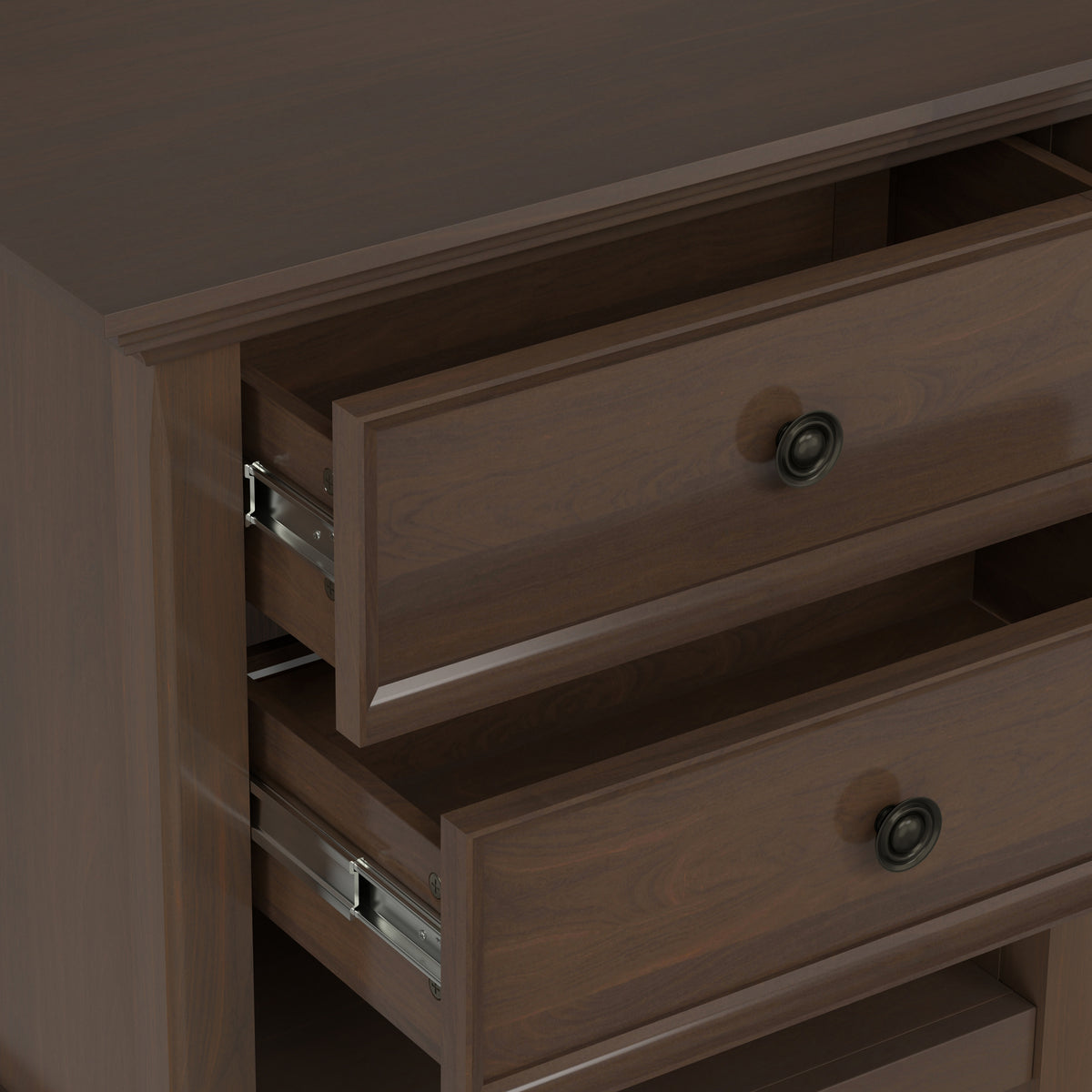 Natural Aged Brown | Amherst Bedside Table