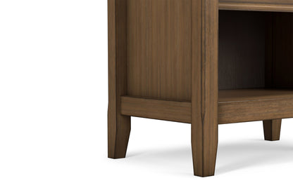 Rustic Natural Aged Brown | Amherst Bedside Table