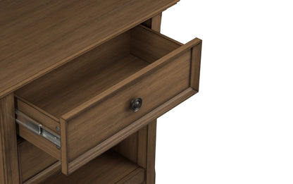 Rustic Natural Aged Brown | Amherst Bedside Table