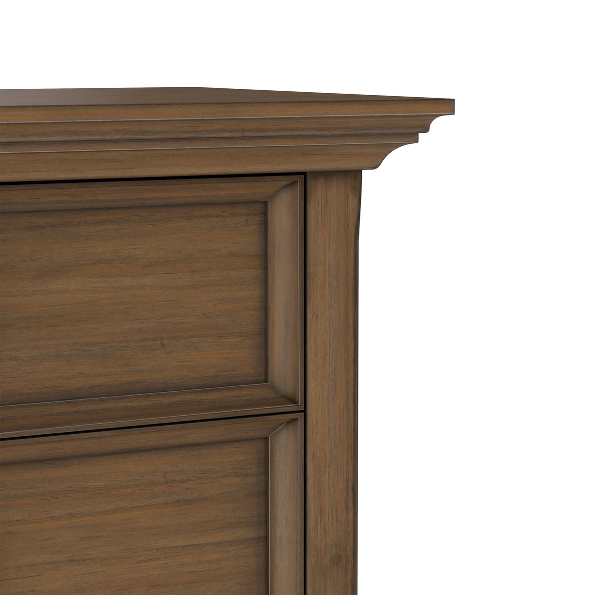 Rustic Natural Aged Brown | Amherst Bedside Table