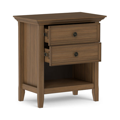 Rustic Natural Aged Brown | Amherst Bedside Table