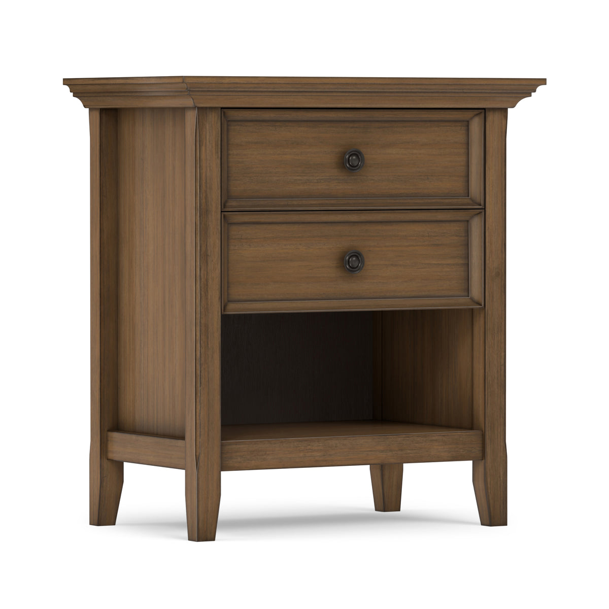 Rustic Natural Aged Brown | Amherst Bedside Table