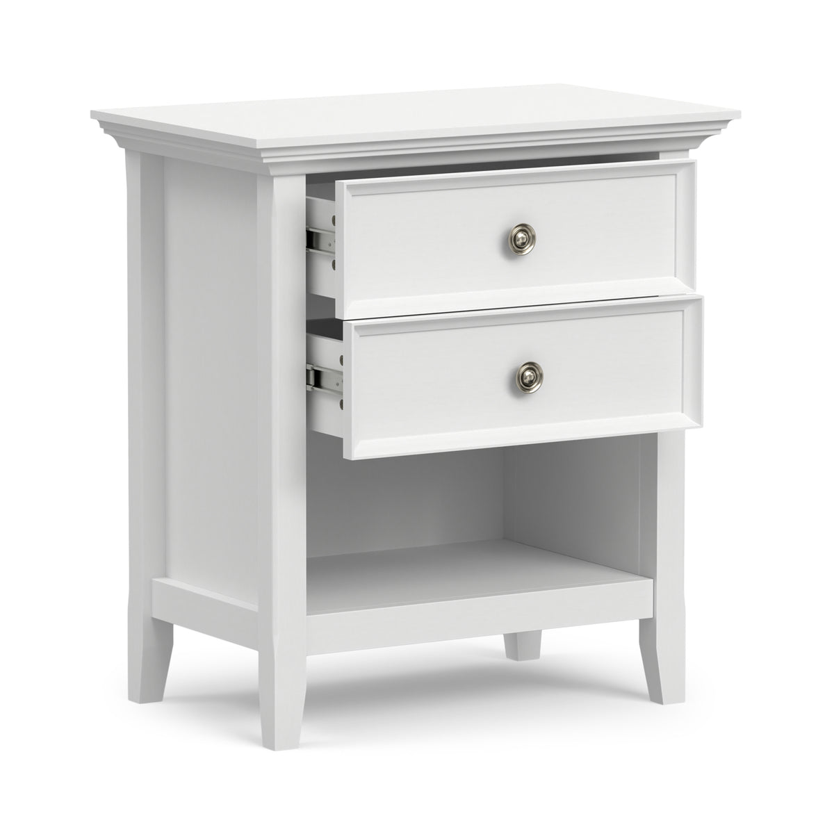 White | Amherst Bedside Table