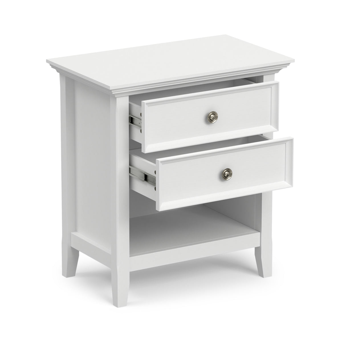 White | Amherst Bedside Table