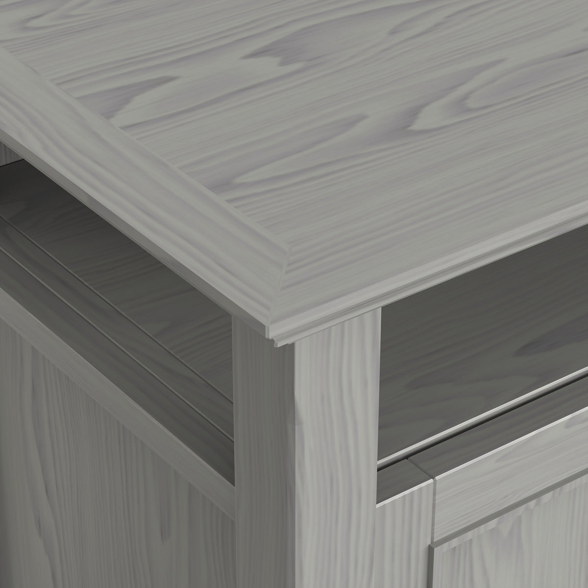 Fog Grey | Amherst 54 inch TV Media Stand
