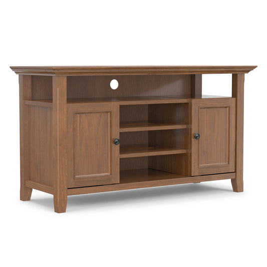 Medium Saddle Brown | Amherst 54 inch TV Media Stand