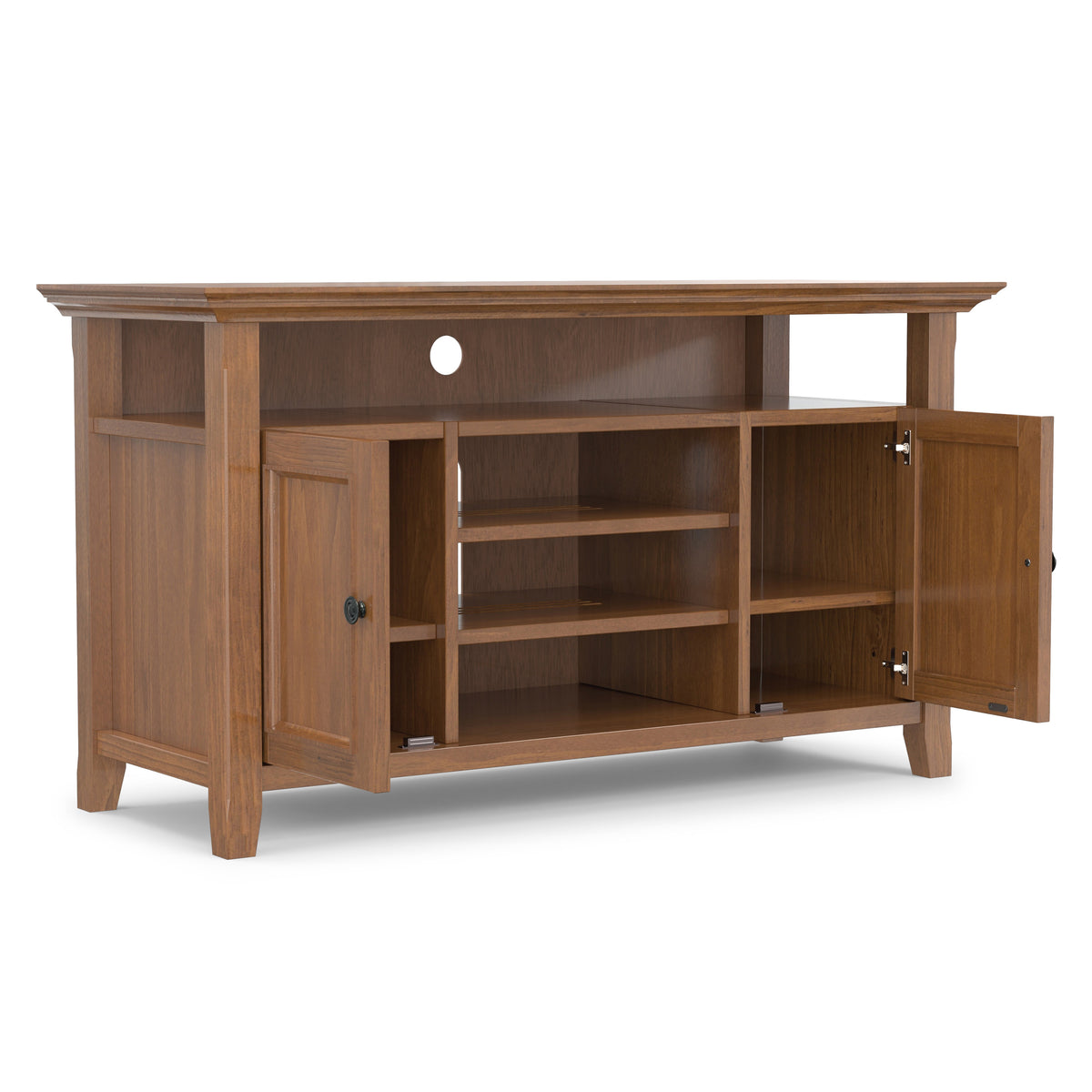 Medium Saddle Brown | Amherst 54 inch TV Media Stand