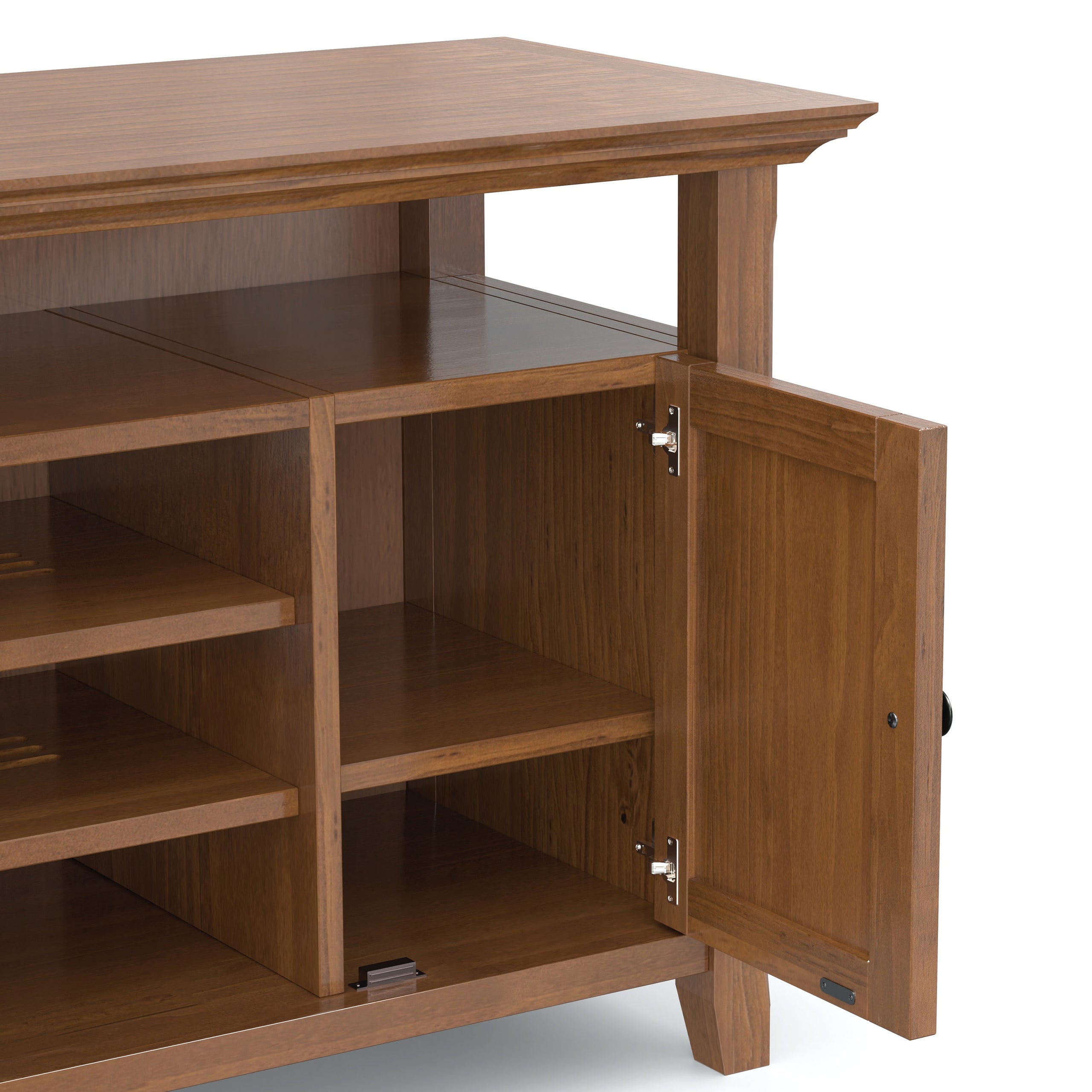 Medium Saddle Brown | Amherst 54 inch TV Media Stand