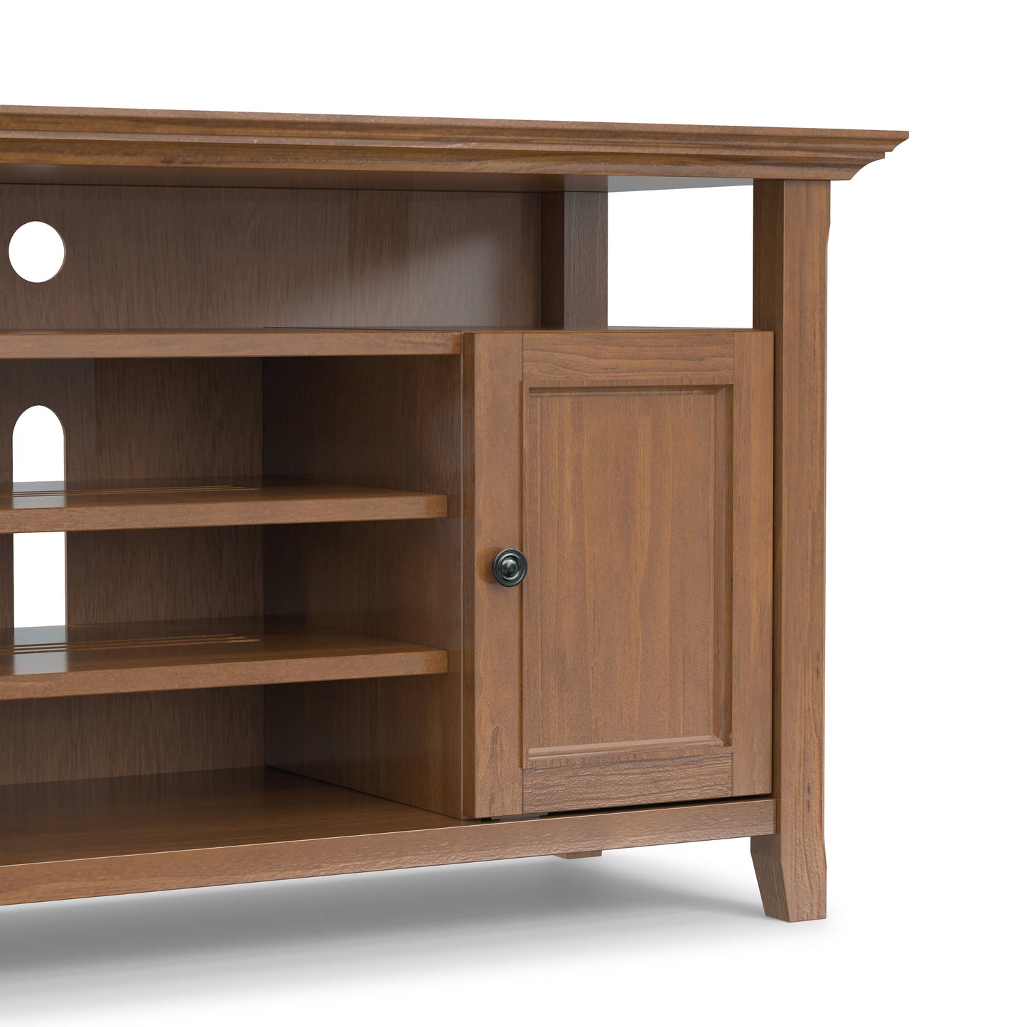 Medium Saddle Brown | Amherst 54 inch TV Media Stand