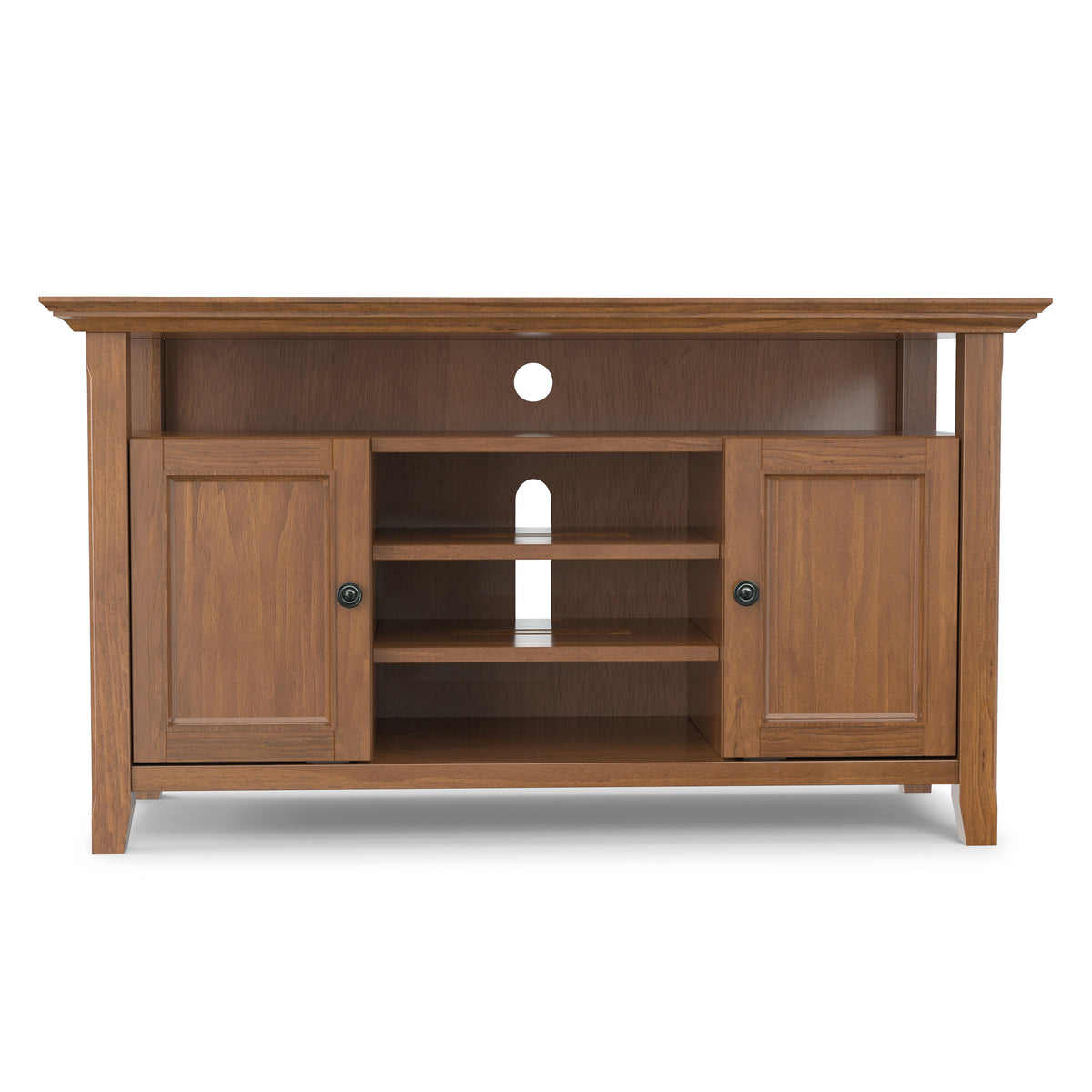 Medium Saddle Brown | Amherst 54 inch TV Media Stand