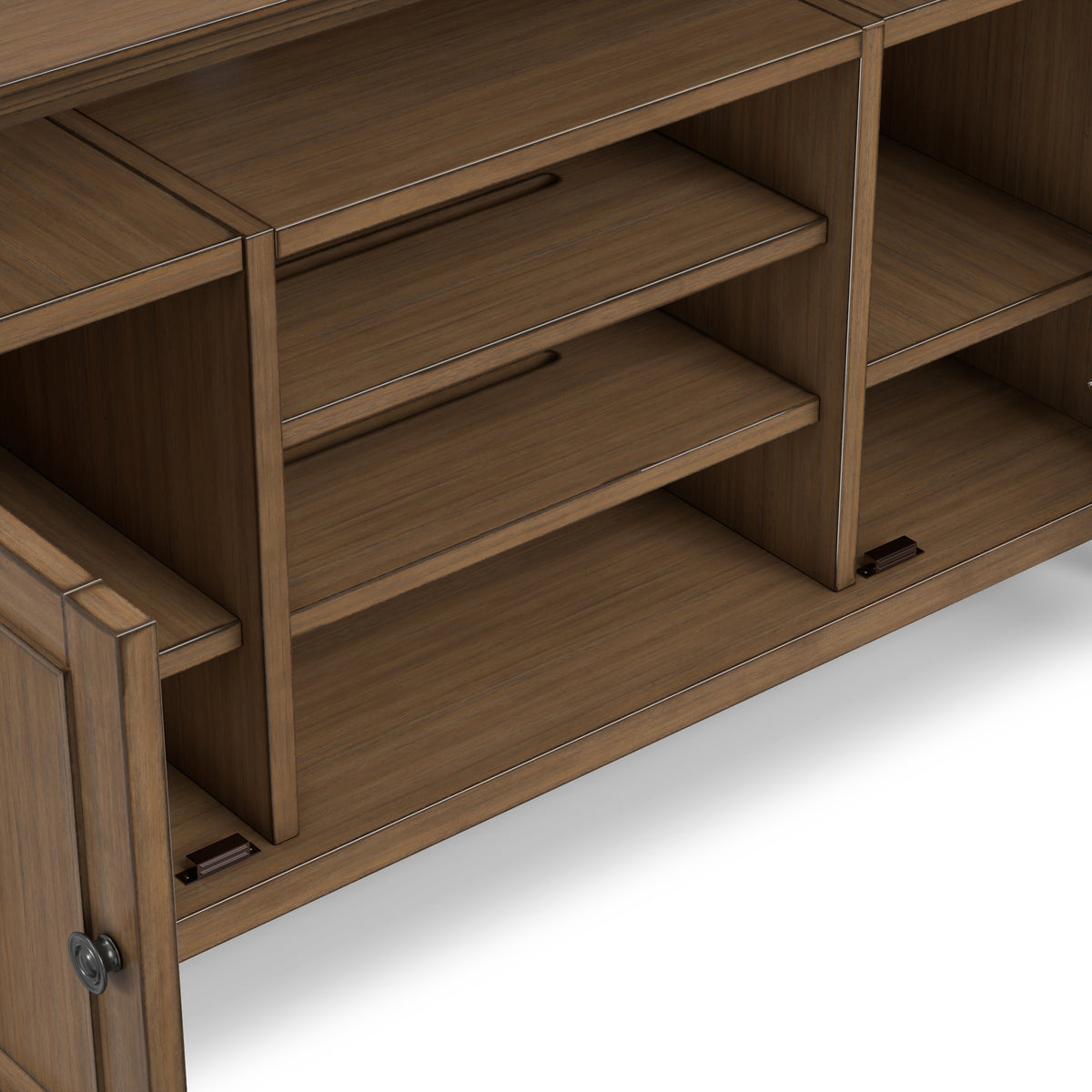 Rustic Natural Aged Brown | Amherst 54 inch TV Media Stand